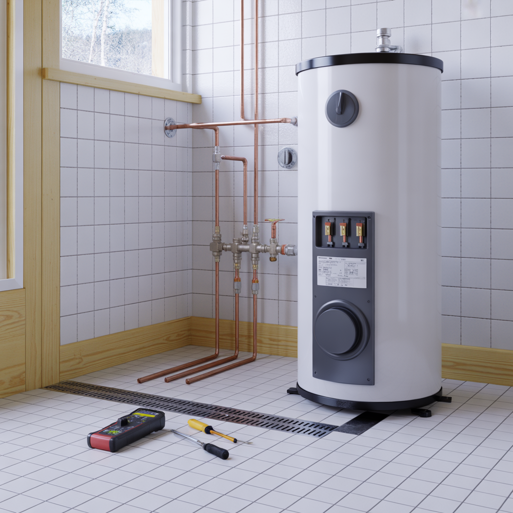 varmvattnet tar slut snabbt felsokning av elpatron och termo