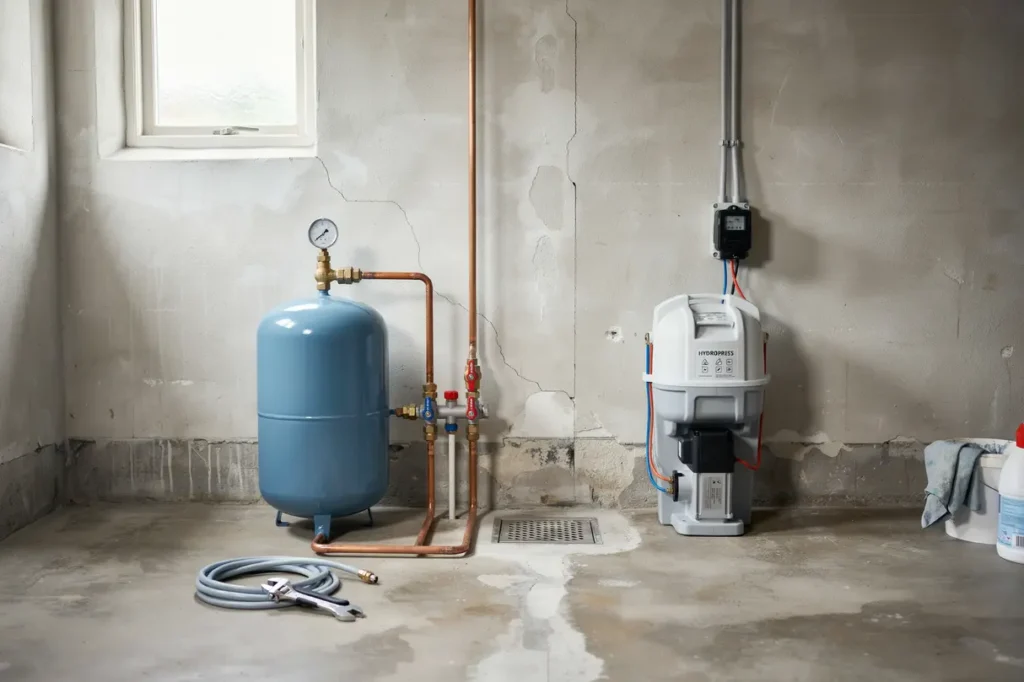 hydrofor eller hydropress i villa s v ljer du r tt l sning f r j mnt vattentryck och mindre underh ll