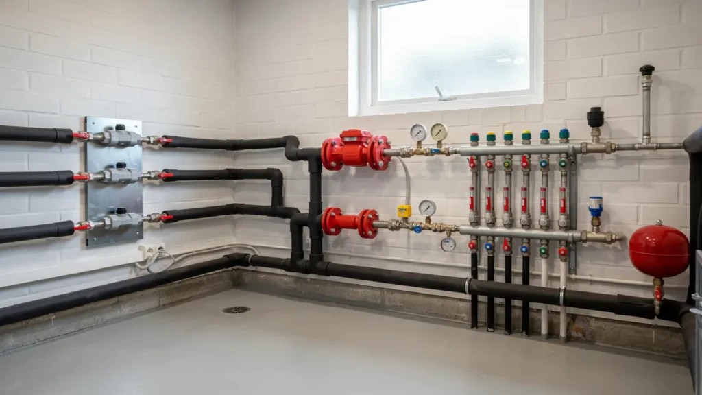 installation av cirkulationspump och injustering av varmesystem i husby 1456